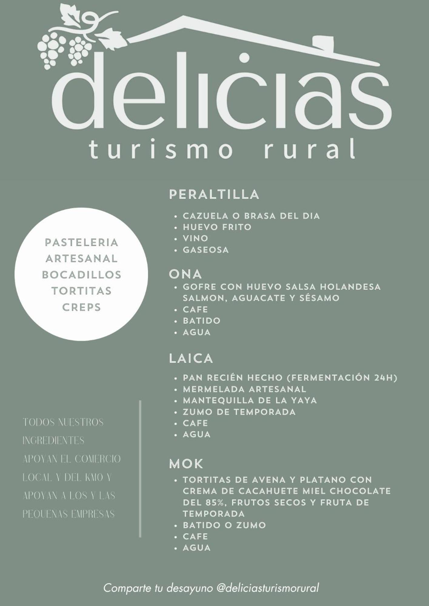 Delicias Hotel Peraltilla Eksteriør billede